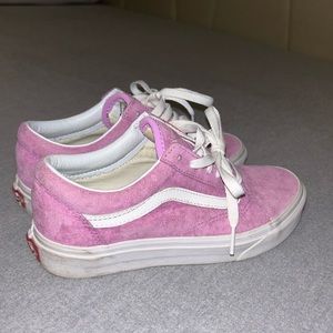 Pink suede vans limited edition